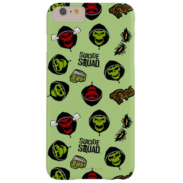 Suicide Squad | Killer Croc Emoji Pattern Case-Mate iPhone Hülle (Rückseite)