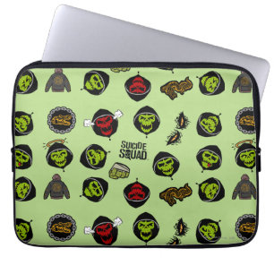 Suicide Squad   Killer Croc Emoji Pattern Laptopschutzhülle