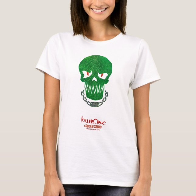 Suicide Squad | Killer Croc Head Icon T-Shirt (Vorderseite)