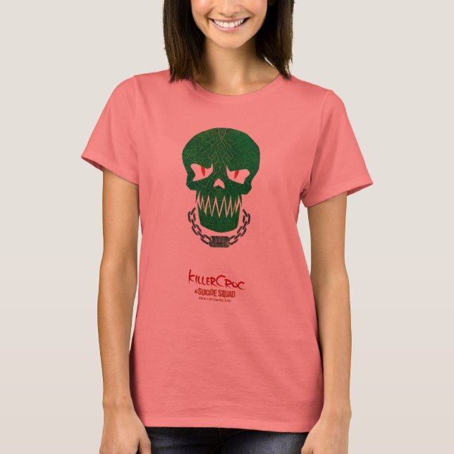 Suicide Squad | Killer Croc Head Icon T-Shirt (Vorderseite)