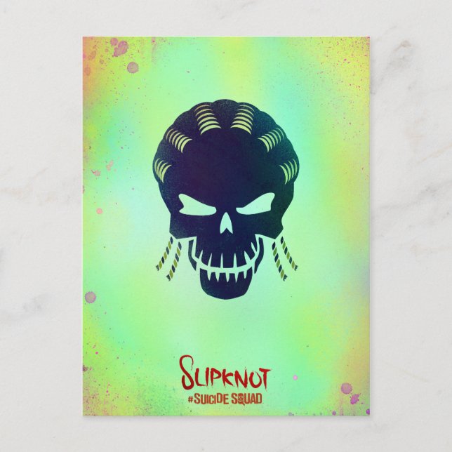 Suicide Squad | Kopf-Symbol für Slipknot Postkarte (Vorderseite)