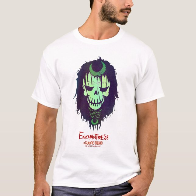 Suicide Squad | Kopf-Symbol für Verzauberer T-Shirt (Vorderseite)