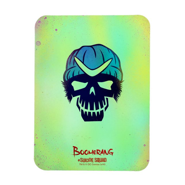 Suicide Squad | Kopf-Symbol von Boomerang Magnet (Vertikal)