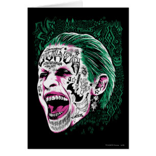 Suicide Squad   Lächeln Joker Kopf Sketch