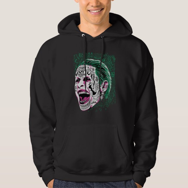 Suicide Squad | Laughing Joker Head Sketch Hoodie (Vorderseite)
