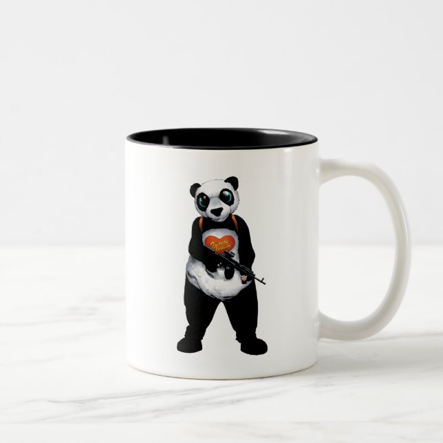Suicide Squad | Panda Zweifarbige Tasse (Rechts)