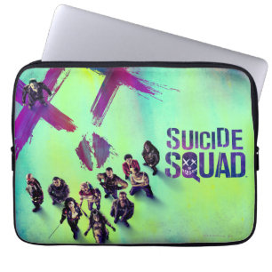Suicide Squad Poster der Gruppe Laptopschutzhülle