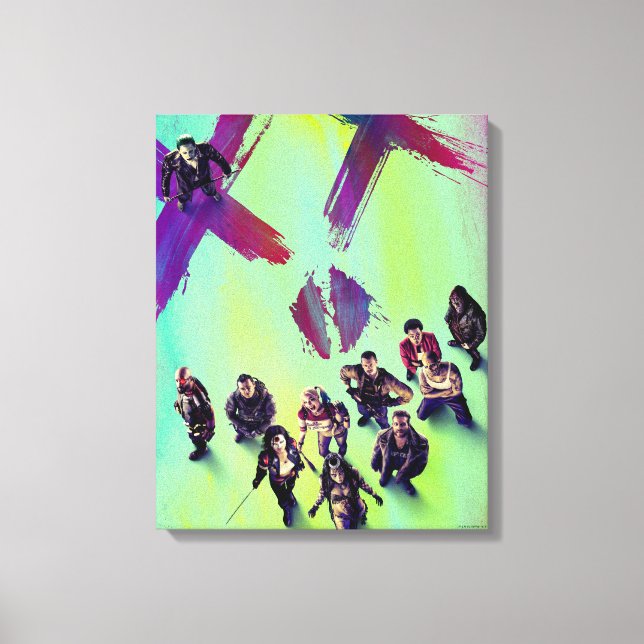 Suicide Squad | Poster der Gruppe Leinwanddruck (Vorderseite)