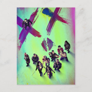 Suicide Squad   Poster der Gruppe Postkarte