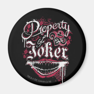Suicide Squad Property of Joker Magnet
