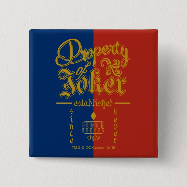 Suicide Squad | Puddin Freaky Button (Vorderseite)