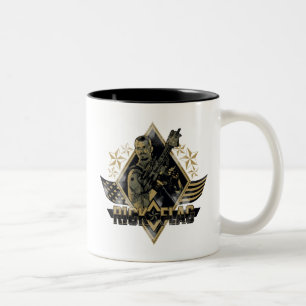 Suicide Squad   Rick Flag Abzeichen Zweifarbige Tasse