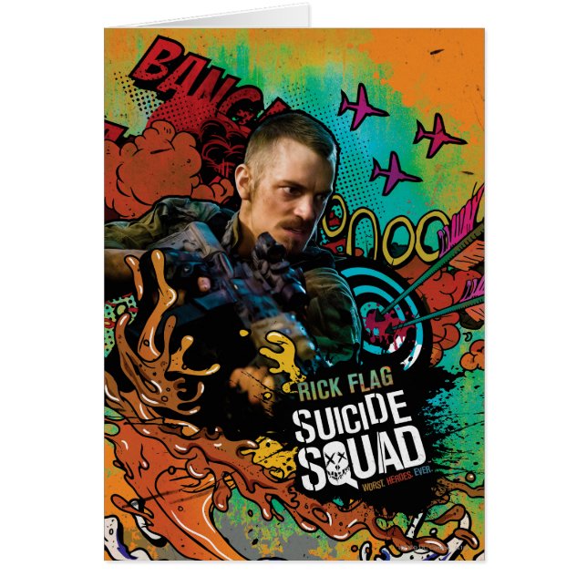 Suicide Squad | Rick Flag Character Graffiti (Vorne)