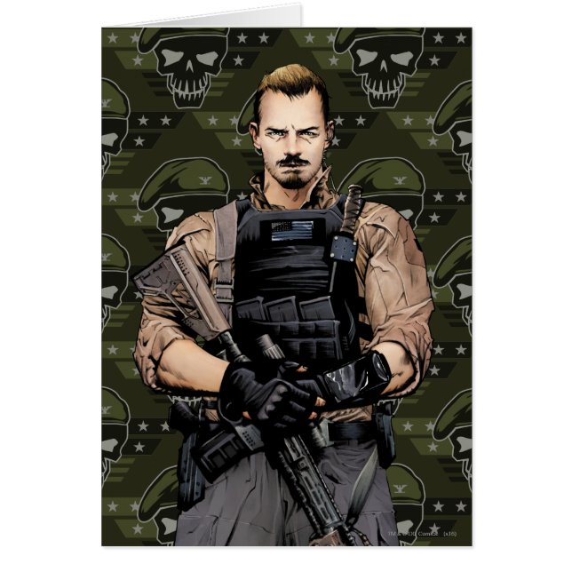 Suicide Squad | Rick Flag Comic Book Art (Vorne)