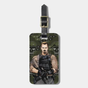 Suicide Squad   Rick Flag Comic Book Art Gepäckanhänger