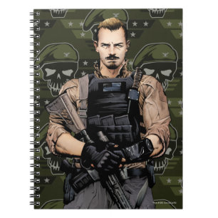 Suicide Squad Rick Flag Comic Book Art Notizblock