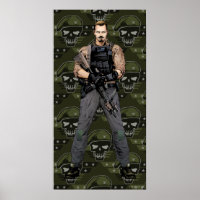 Suicide Squad | Rick Flag Comic Book Art