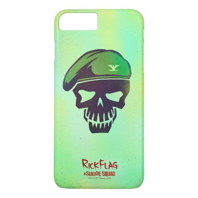 Suicide Squad | Rick Flag Head Icon Case-Mate iPhone Hülle (Rückseite)