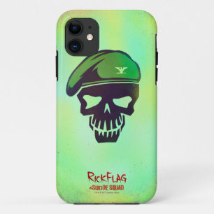 Suicide Squad   Rick Flag Head Icon iPhone 11 Hülle