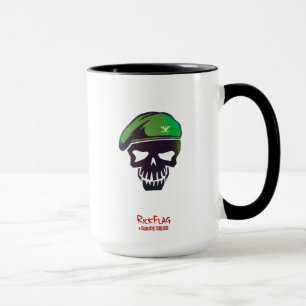 Suicide Squad   Rick Flag Head Icon Tasse