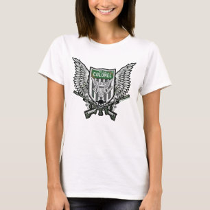 Suicide Squad Rick Flag Winged Wappen Tattoo Art T-Shirt