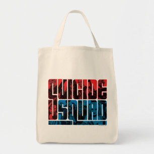 Suicide Squad Rote und blaue Logos Tragetasche