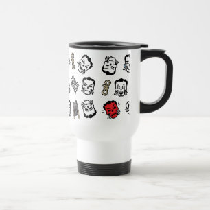 Suicide Squad   Slipknot Emoji Pattern Reisebecher