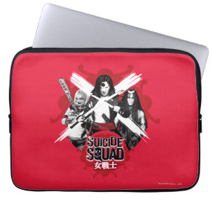 Suicide Squad   Squad Girls "Female Warrior" Laptopschutzhülle