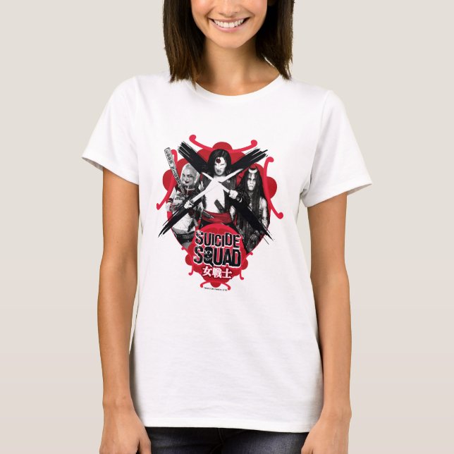 Suicide Squad | Squad Girls "Female Warrior" T-Shirt (Vorderseite)