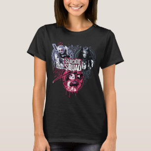 Suicide Squad Squad Girls Graffiti Abzeichen T-Shirt