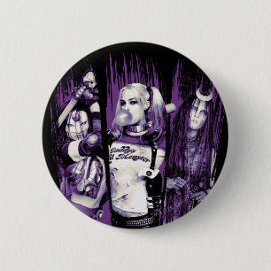 Suicide Squad   Squad Girls "In Squad We Trust" Button