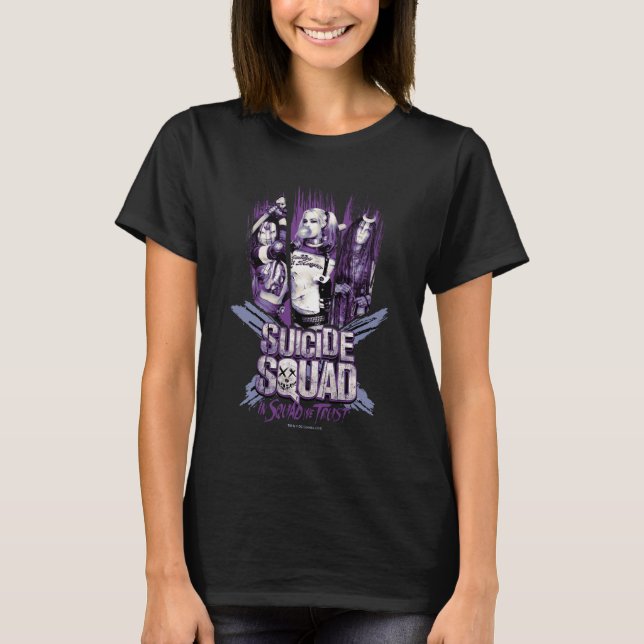 Suicide Squad | Squad Girls "In Squad We Trust" T-Shirt (Vorderseite)