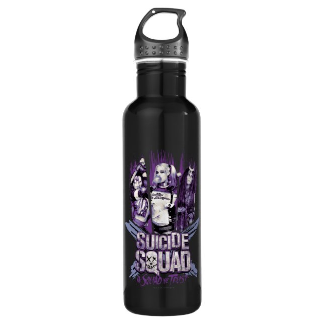 Suicide Squad | Squad Girls "In Squad We Trust" Trinkflasche (Vorderseite)
