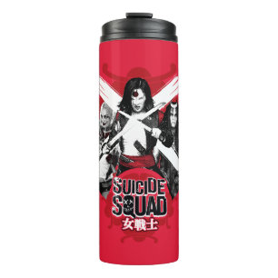 Suicide Squad Squad Girls Thermosbecher