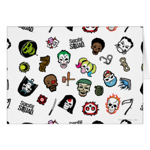 Suicide Squad   Suicide Squad Emoji Pattern