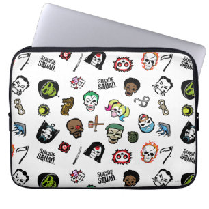 Suicide Squad   Suicide Squad Emoji Pattern Laptopschutzhülle