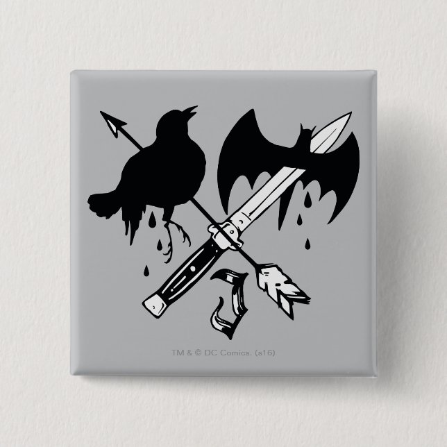 Suicide Squad | Symbol für Joker Button (Vorderseite)