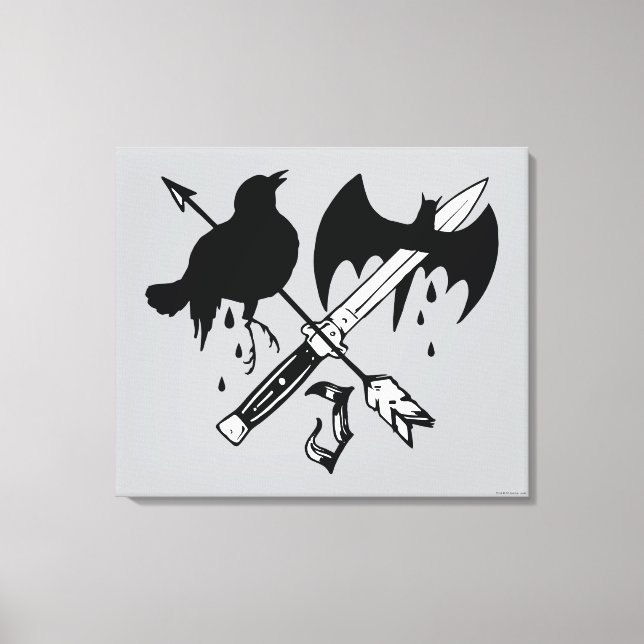 Suicide Squad | Symbol für Joker Leinwanddruck (Vorderseite)