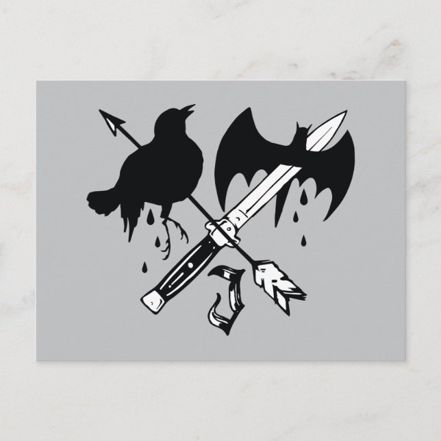 Suicide Squad | Symbol für Joker Postkarte (Vorderseite)