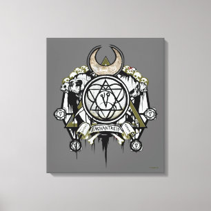 Suicide Squad   Symbole der Verzauberung Tattoo Ar Leinwanddruck