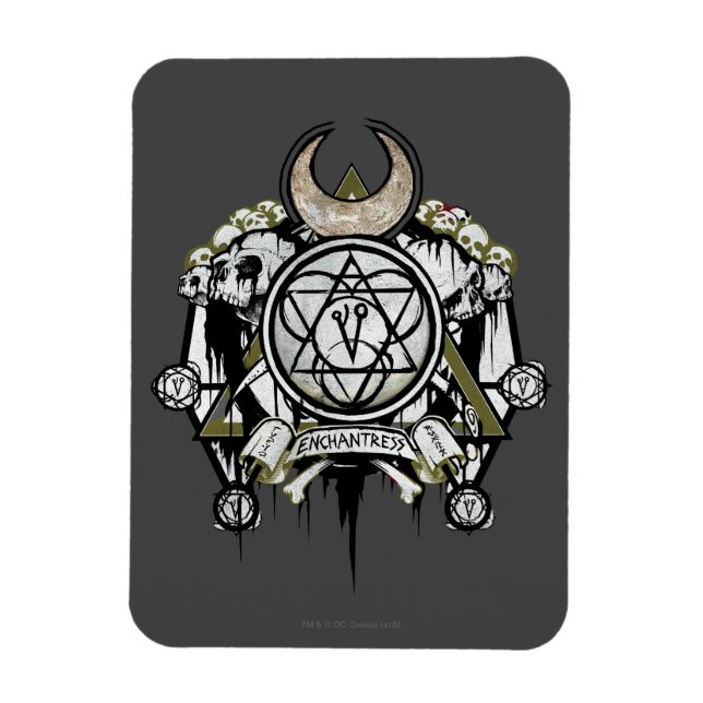 Suicide Squad | Symbole der Verzauberung Tattoo Ar Magnet (Vertikal)