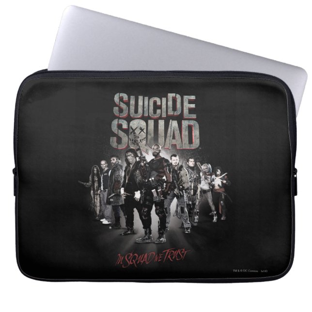 Suicide Squad Task Force X Lineup Laptopschutzhülle (Vorderseite)