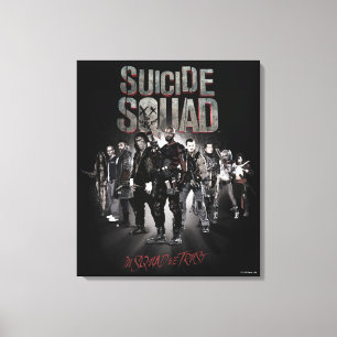 Suicide Squad Task Force X Lineup Leinwanddruck