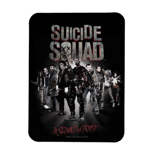 Suicide Squad Task Force X Lineup Magnet (Vertikal)