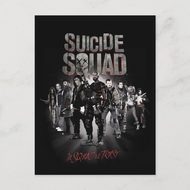 Suicide Squad | Task Force X Lineup Postkarte (Vorderseite)