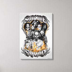 Suicide Squad   Task Force X Stamm Tattoo Leinwanddruck