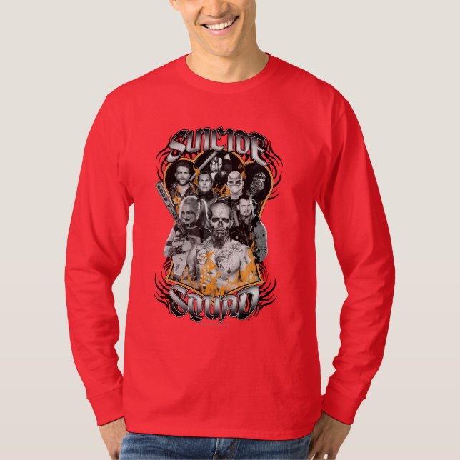 Suicide Squad | Task Force X Stamm Tattoo T-Shirt (Vorderseite)