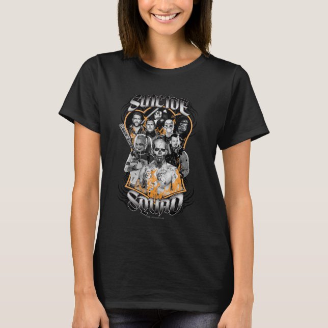 Suicide Squad Task Force X Tribal Tattoo T-Shirt (Vorderseite)