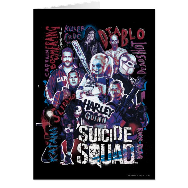 Suicide Squad | Task Force X Typografy Foto (Vorne)