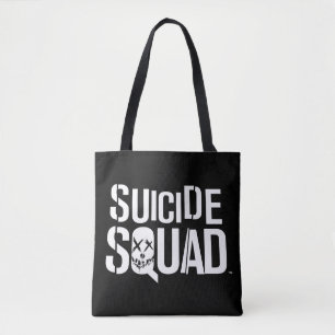 Suicide Squad White Logo
